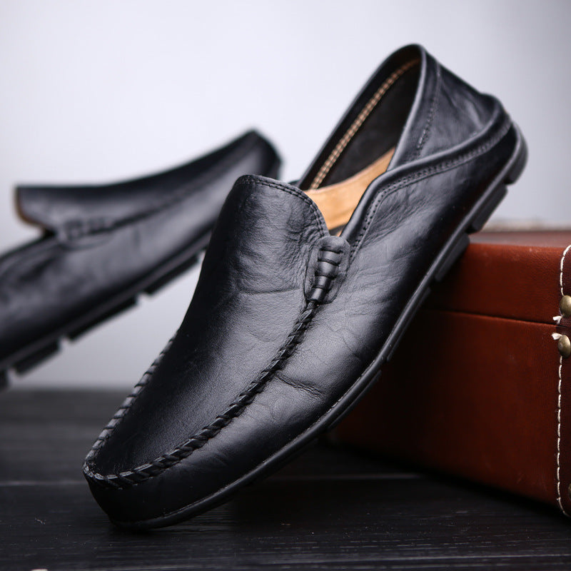 Herren-Loafer aus echtem Leder R&B