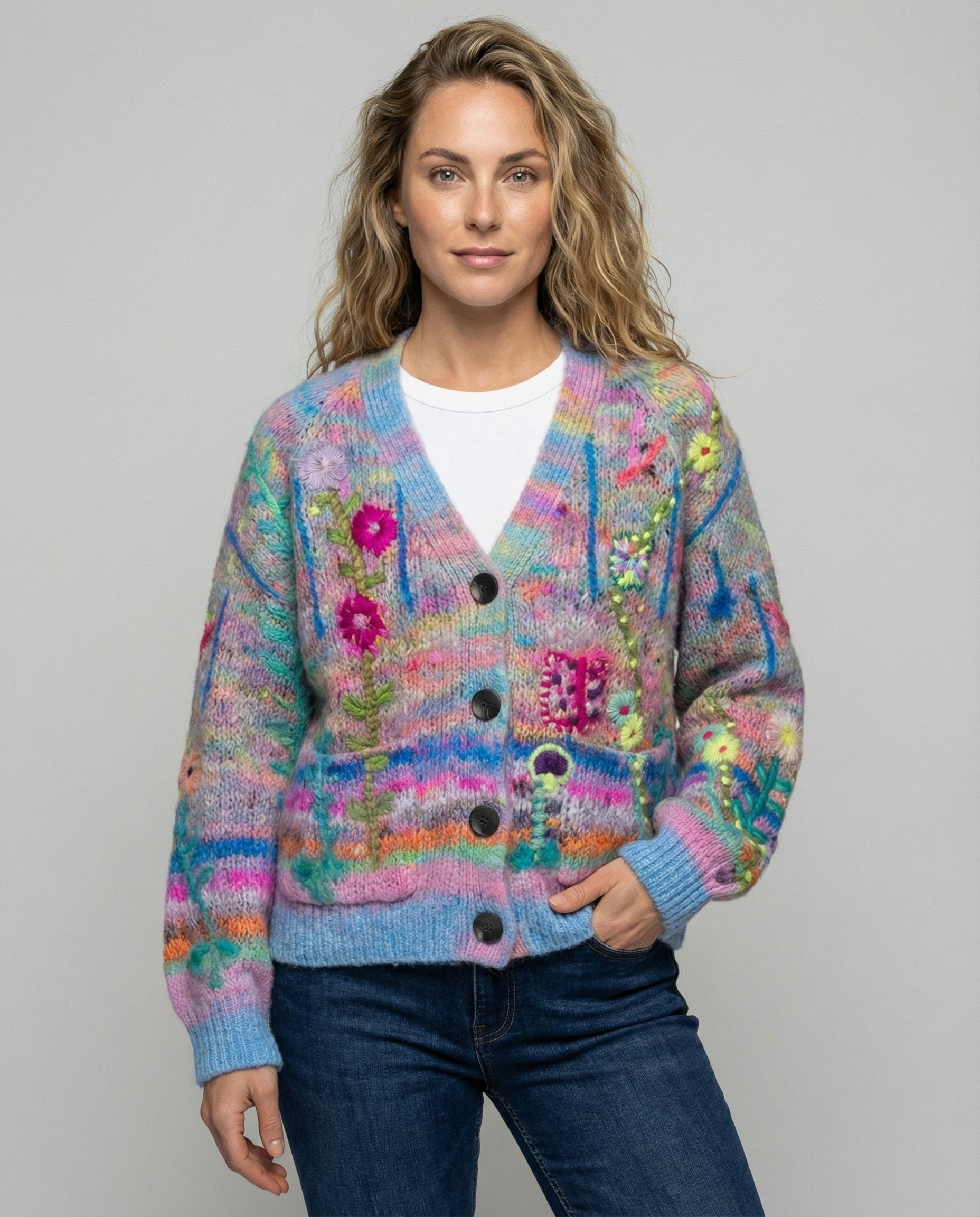 R&B | Pullover für Damen mit Blumenmustern