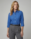 Hemdbluse Damen lässig mit modernem Kragen