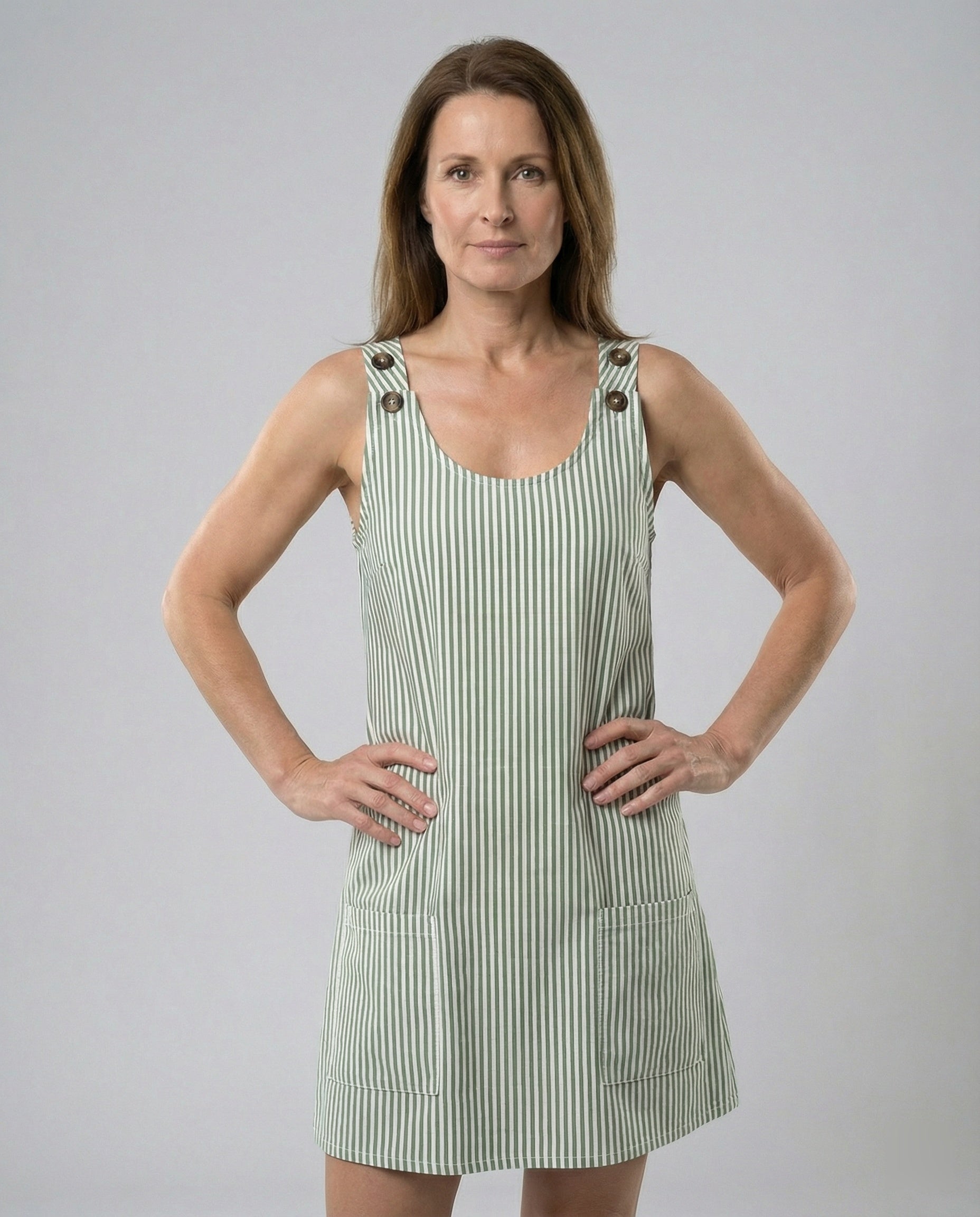 A-Linien Sommerkleid Mit Taschen Damen