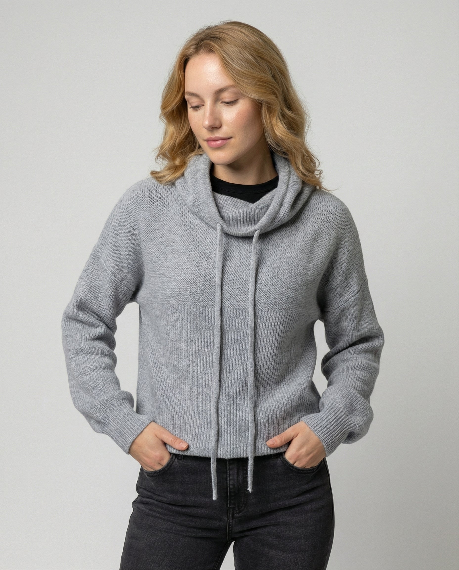 R&B | Merinowolle Damen Rollkragenpulli