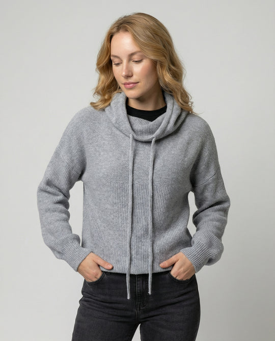 R&B | Merinowolle Damen Rollkragenpulli