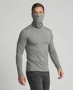 Herren Funktionsshirt mit hohem Kragen und innovativem Feuchtigkeitsmanagement R&B