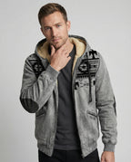 Tribal Print Kapuzenjacke Herren