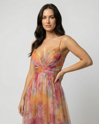 Elegantes Maxikleid im Schönen Blumenmuster für festliche Anlässe | R&B
