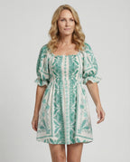 Boho Freizeitkleid Damen Smockkleid