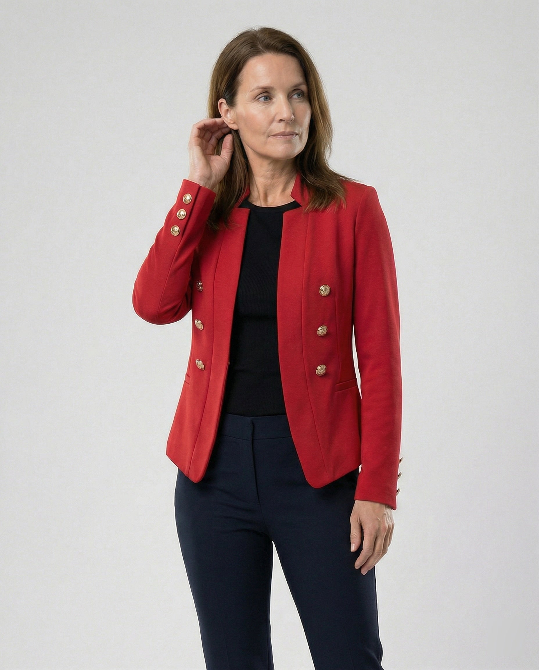 Damen Blazer asymmetrisch tailliert