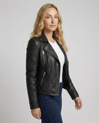 R&B | Damen Lederjacke Stilvoll Zeitlos