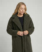 R&B | Damen Warmer Fell Wollmantel
