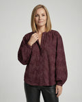 Bluse Damen Baumwolle Bestickt