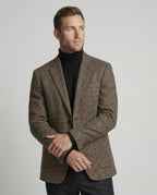 Herren Sakko Glencheck mit Revers