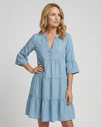 Damen Sommerkleid mit schwingendem Rock