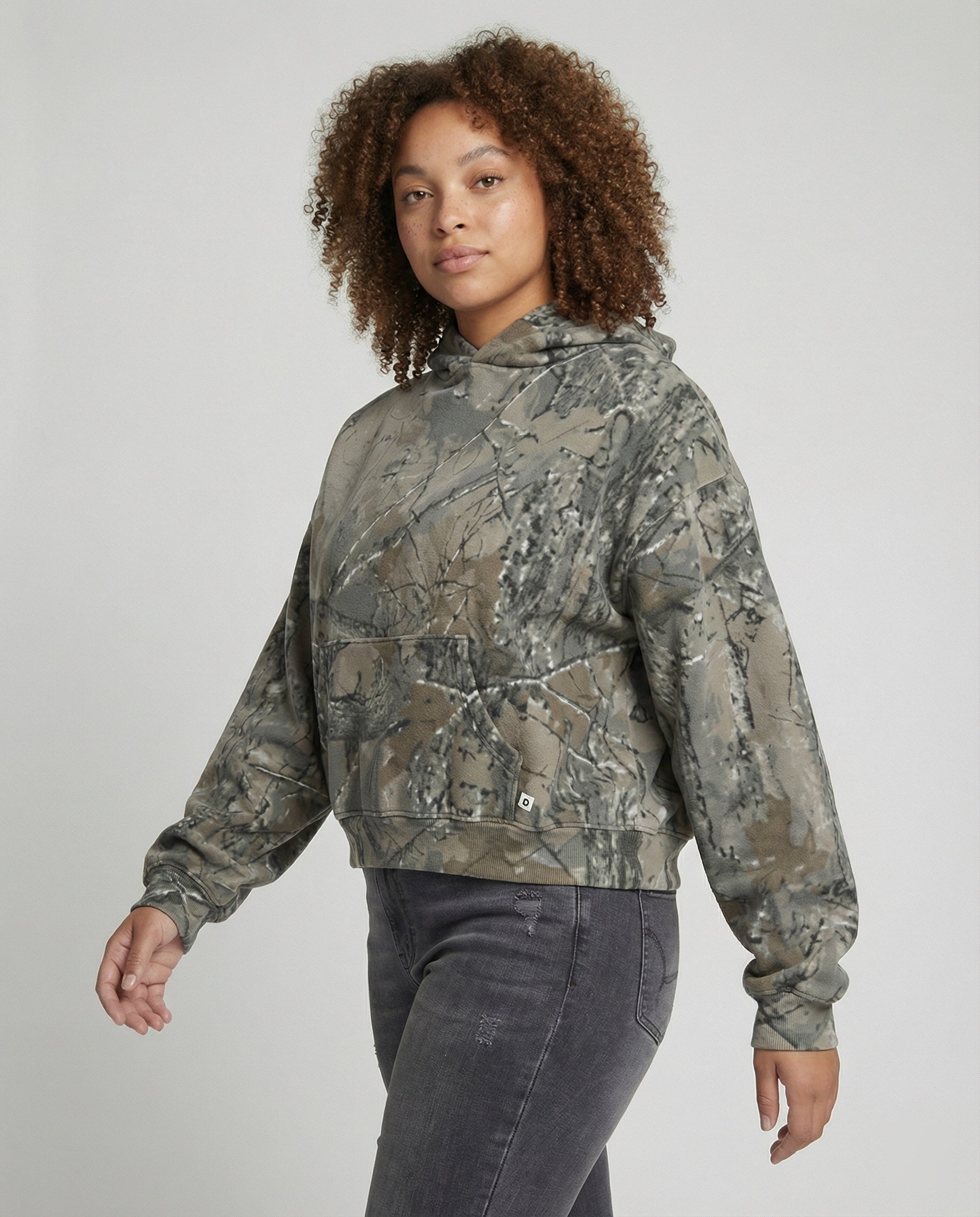 R&B | Retro Unisex Hoodie mit Camouflage-Muster