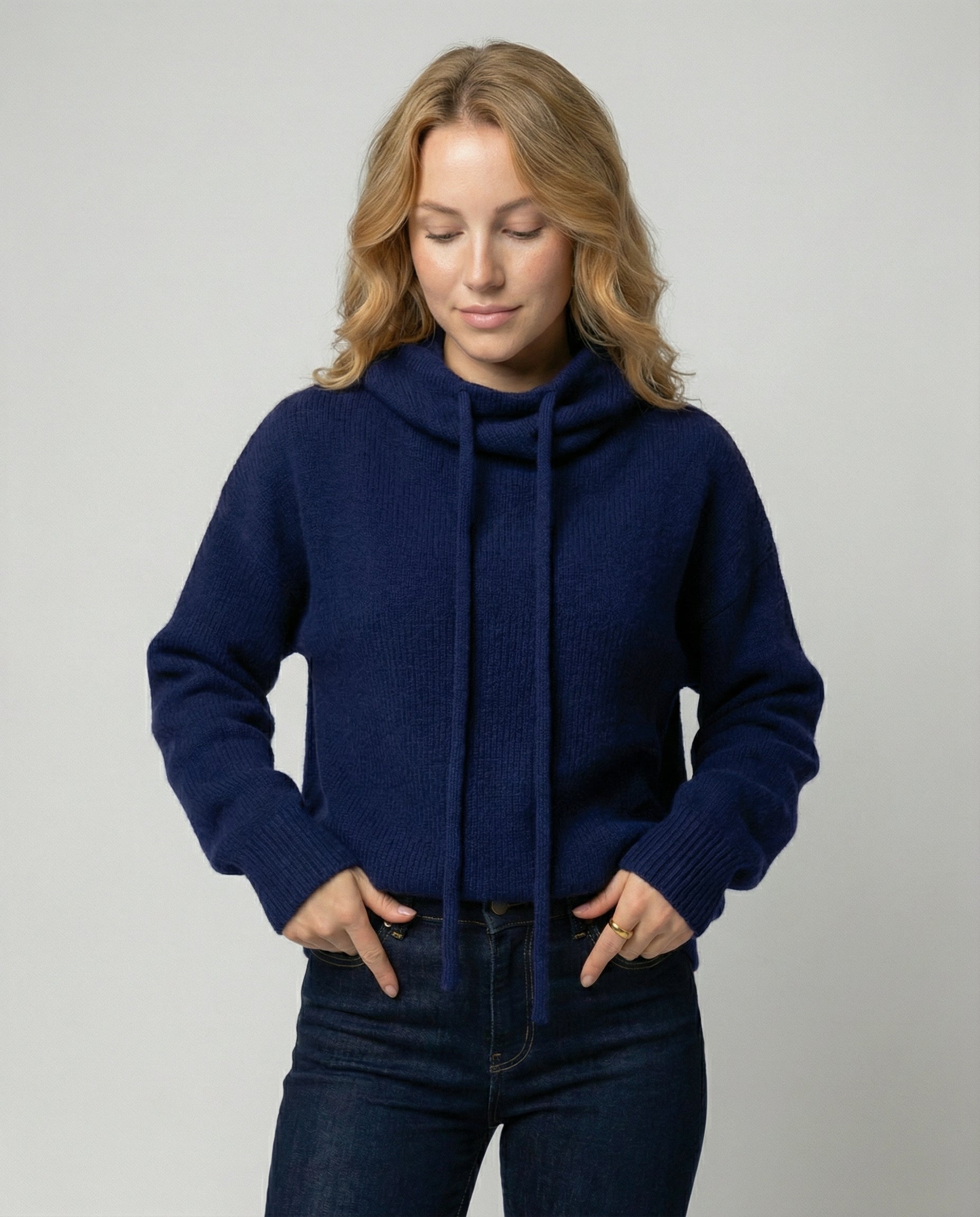 R&B | Merinowolle Damen Rollkragenpulli