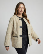 R&B | Teddyjacke mit Knöpfen für Damen Agnes