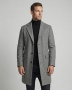 Eleganter Wintermantel Revers Herren
