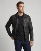 R&B | Exklusive Herren-Lederjacke in Premium-Qualität