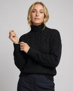 R&B | Damen Strickturtleneck Pullover