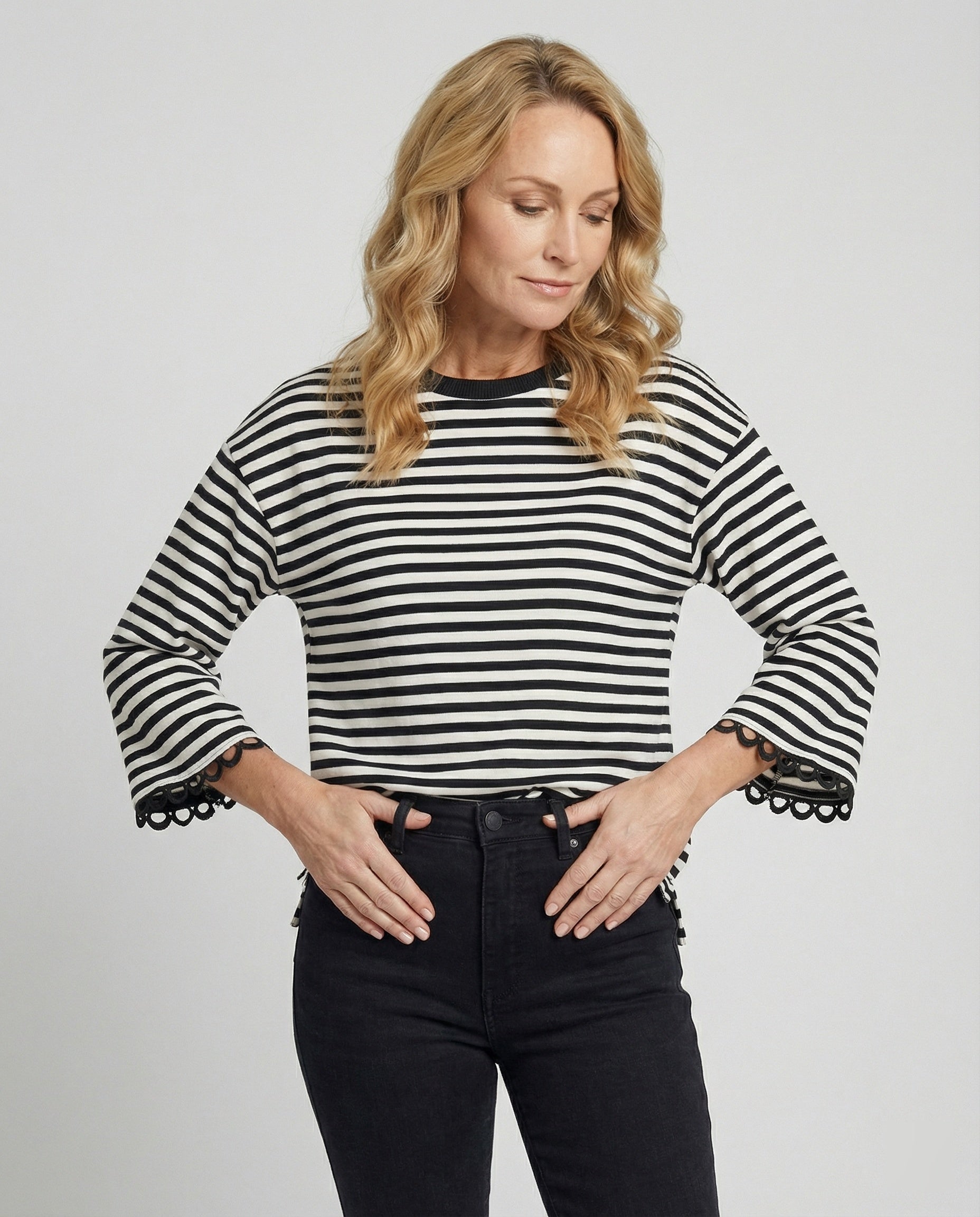 Strickpullover Damen Oversize Maritim