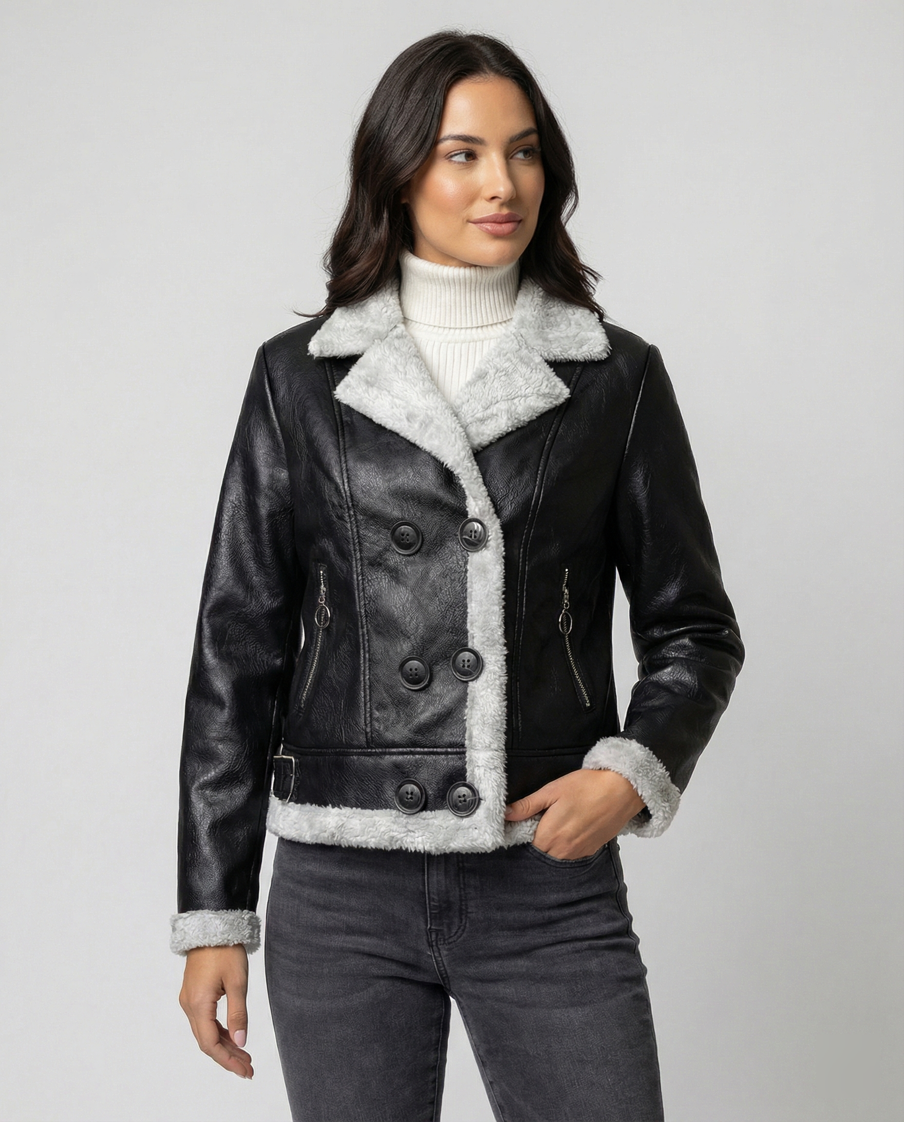 Modische Steppjacke Damen mit modernen Details