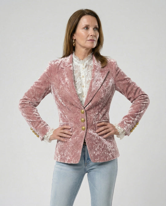 Damen Blazer Samt elegant