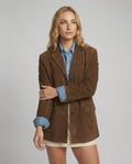 R&B | Wildlederjacke Klassische Braune Jacke