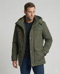 Lässige Gepolsterte Herrenjacke