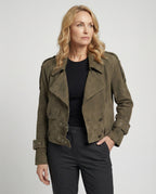 Braune Lederjacke Damen Oversize