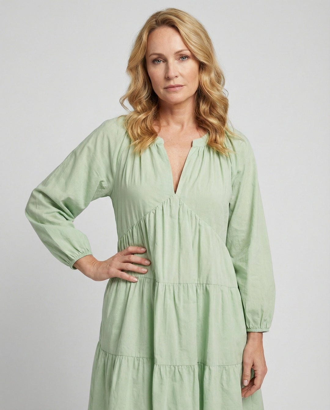 Freizeitkleid Damen Stufenkleid