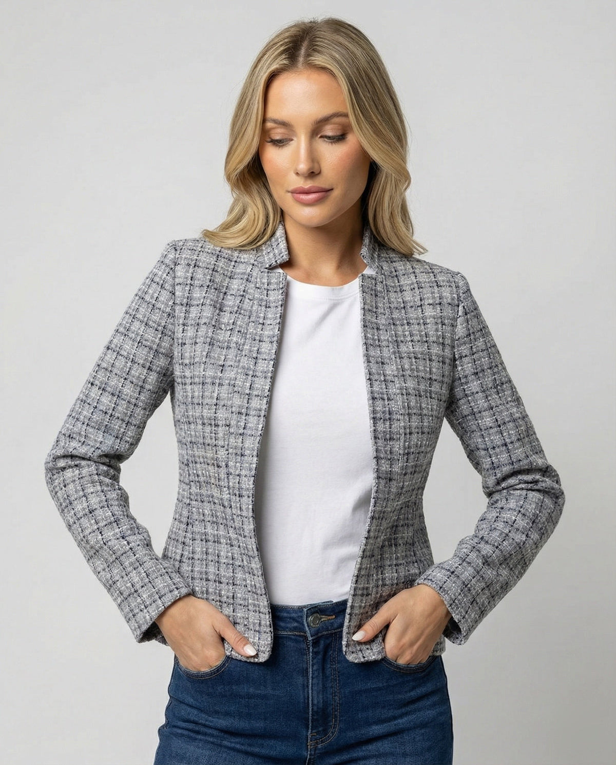 Damen Eleganter Blazer mit Tailliertem Schnitt | R&B