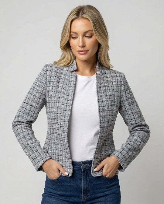 Damen Eleganter Blazer mit Tailliertem Schnitt | R&B