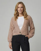 Strickjacke Damen flauschig oversized aus weichem Material