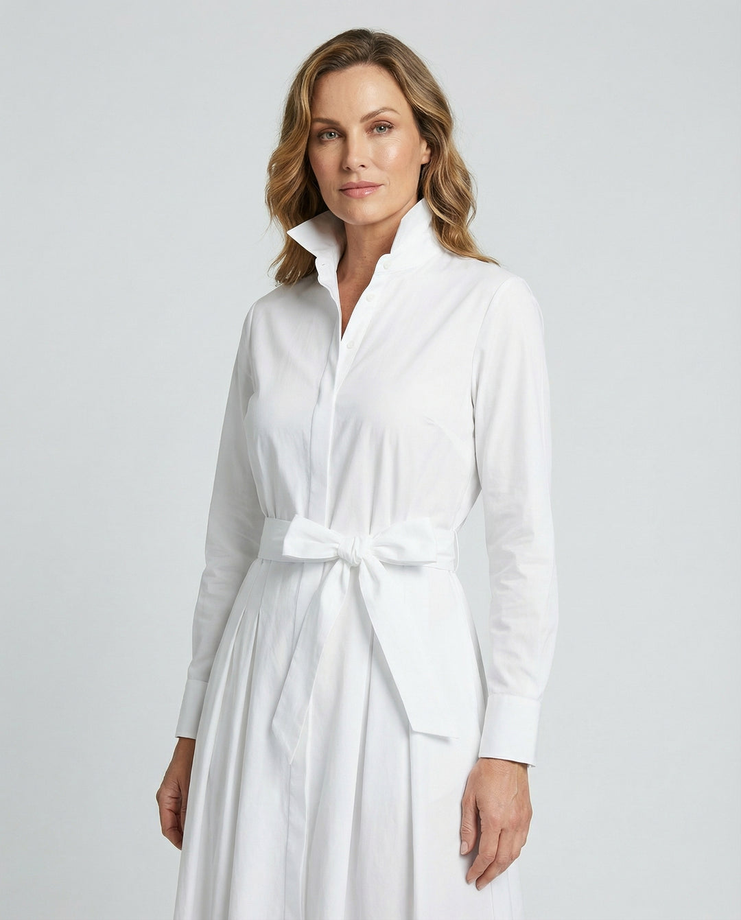 Elegante Weiße Lange Kleid