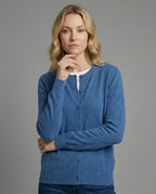 Strickjacke Damen klassisch mit feinem Strickdesign