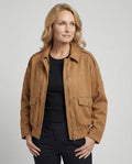 Freizeitkleidung Damen Wildleder Blouson