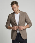 Herren Nadelstreifen Sakko Slim Fit Sommer
