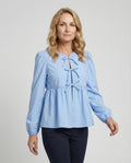 Bluse Damen Viskose Gemustert