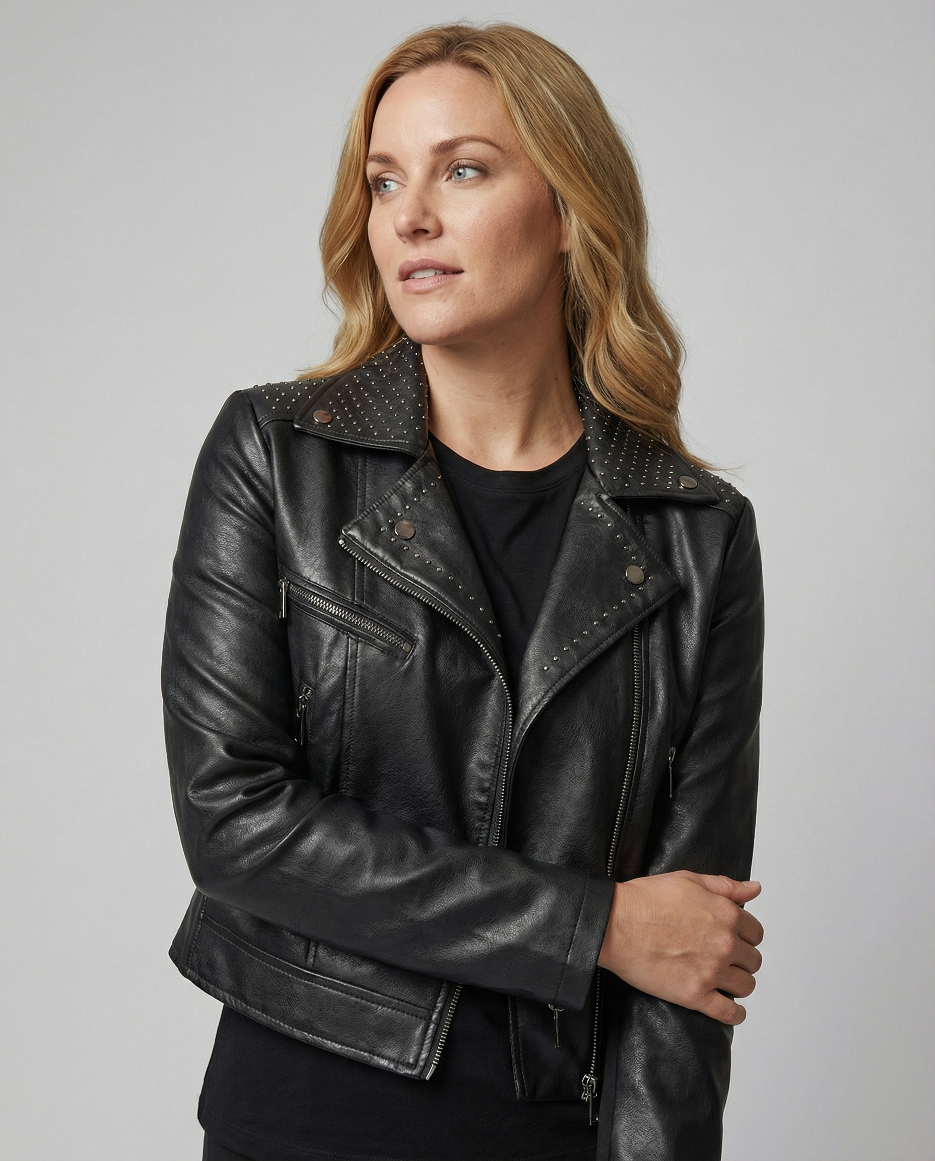 Steppjacke Damen mit Nieten