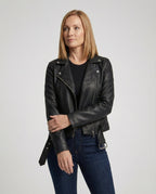 Freizeitkleidung Damen Bikerjacke Kunstleder