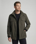 Herren Utility-Jacke mit hohem Kragen