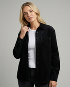 Übergangsjacke Damen elegant als Overshirt-Jacke