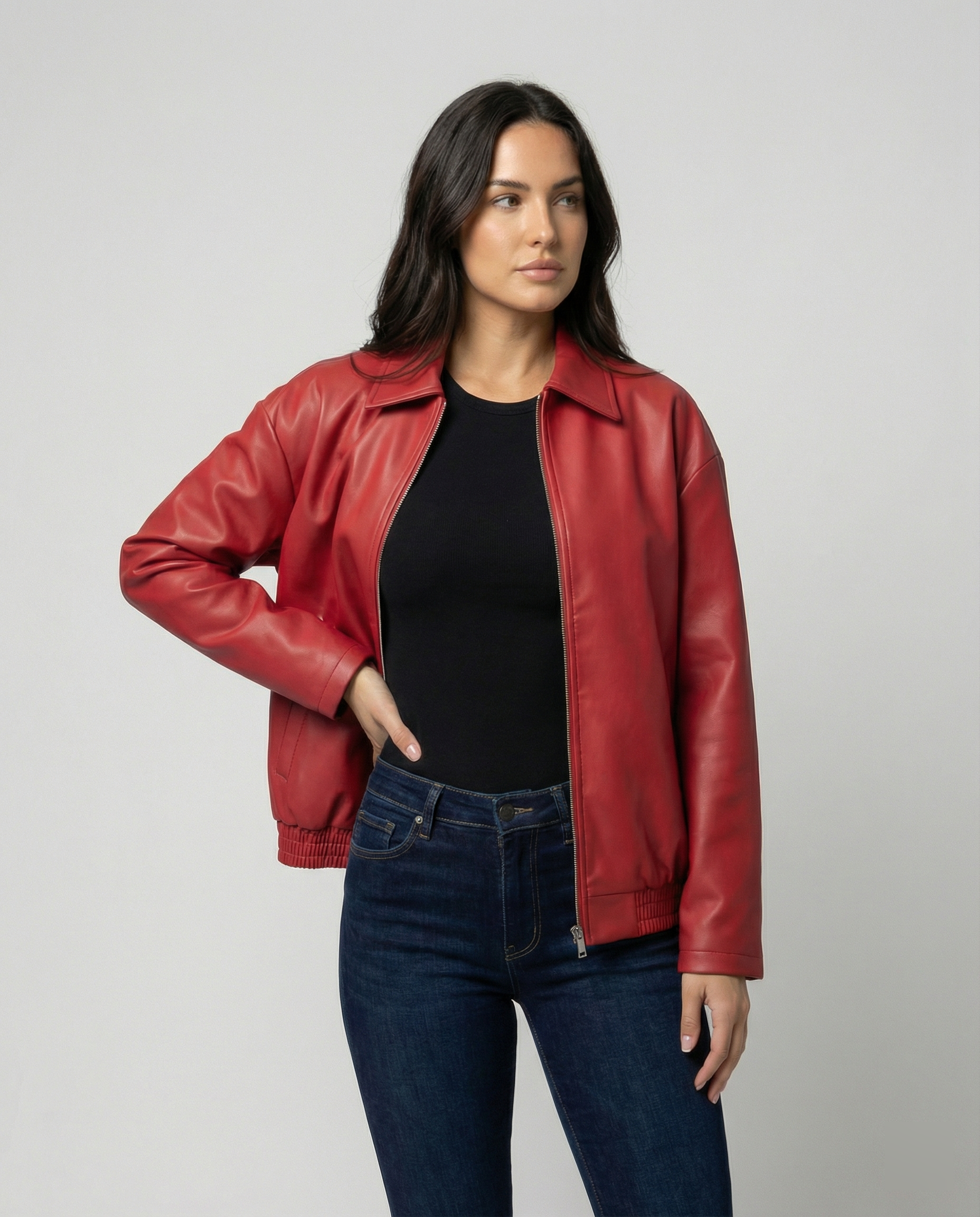 Steppjacke Damen mit elastischem Bund und lässigem Schnitt