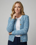 Strickjacke Damen elegant mit goldenen Knöpfen
