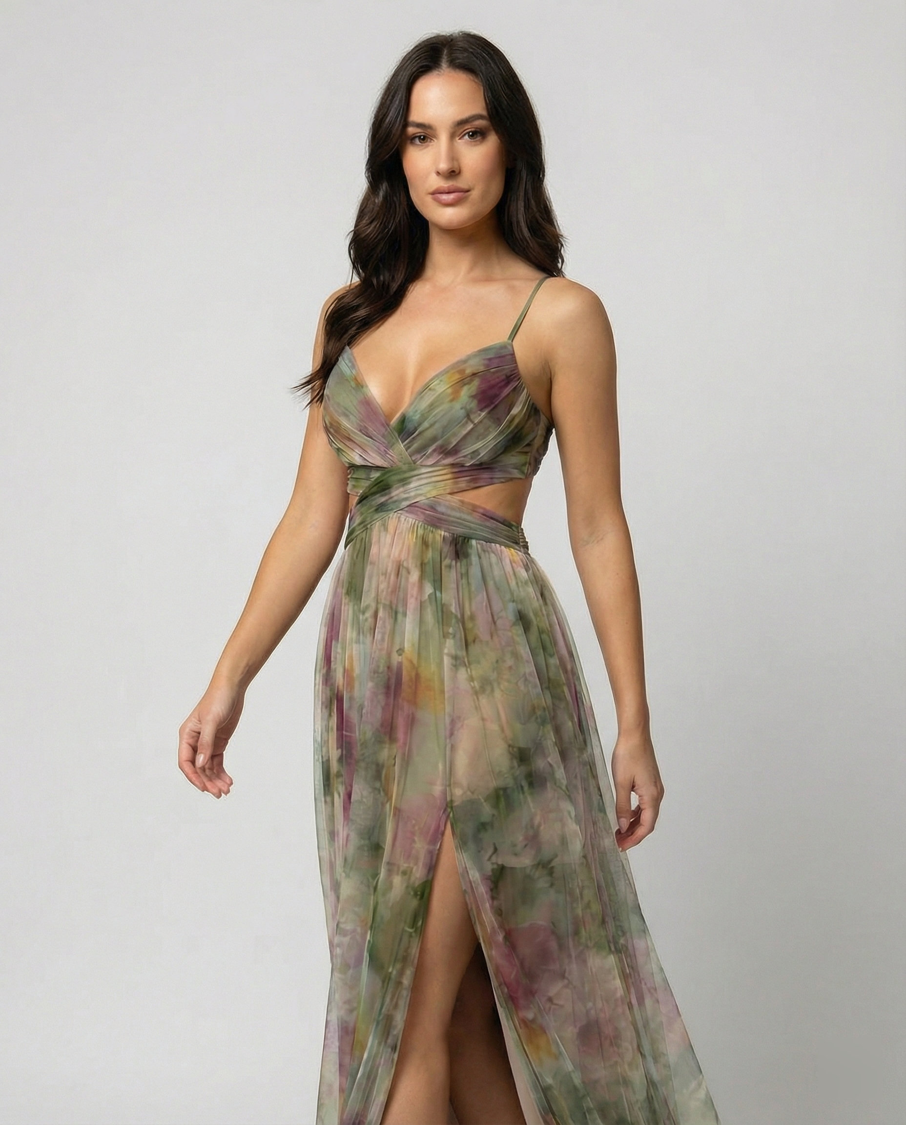 Elegantes Maxikleid im Schönen Blumenmuster für festliche Anlässe | R&B