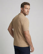 Herren Kurzarm-Strickhemd
