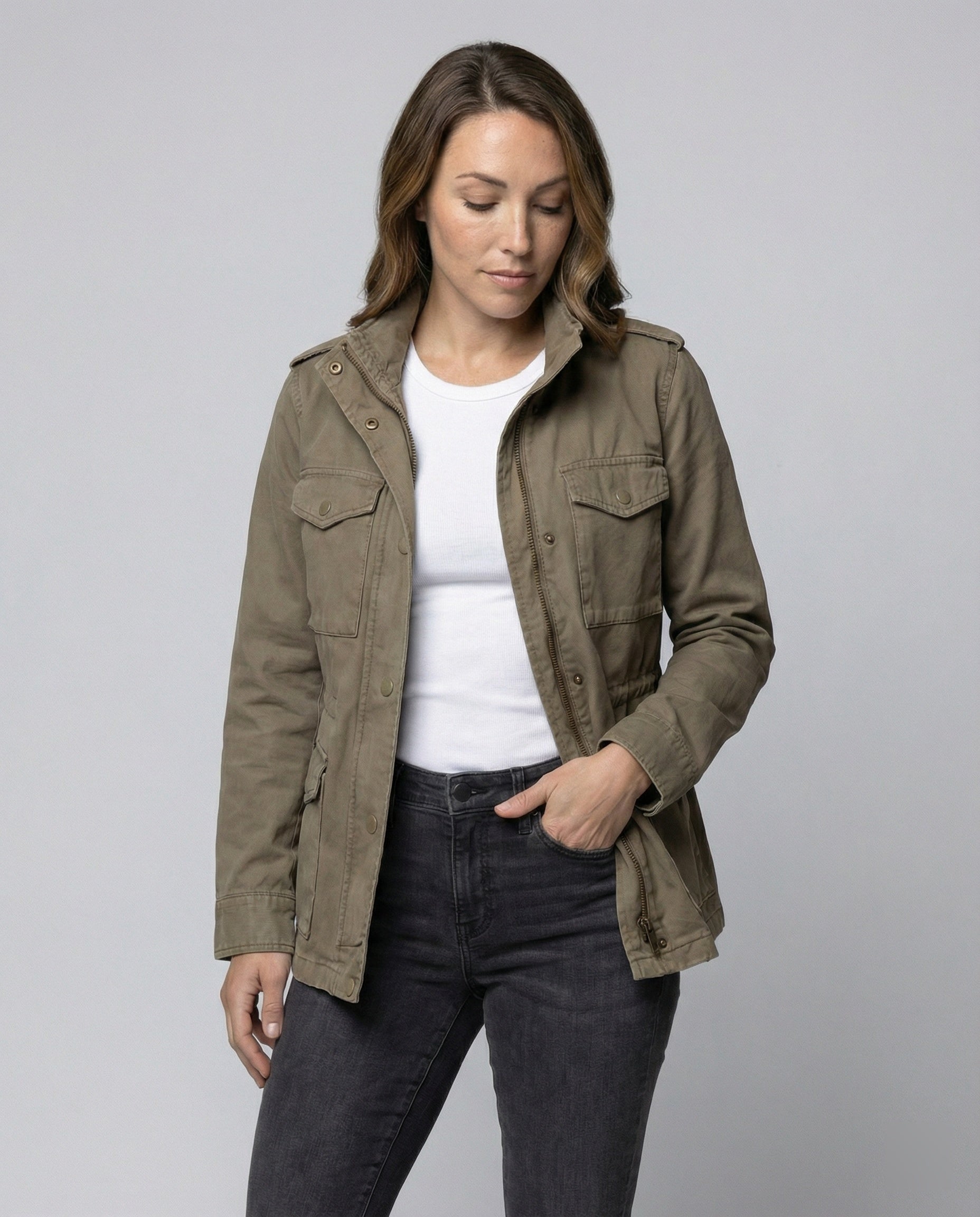 R&B | Damen Cargo Jacke