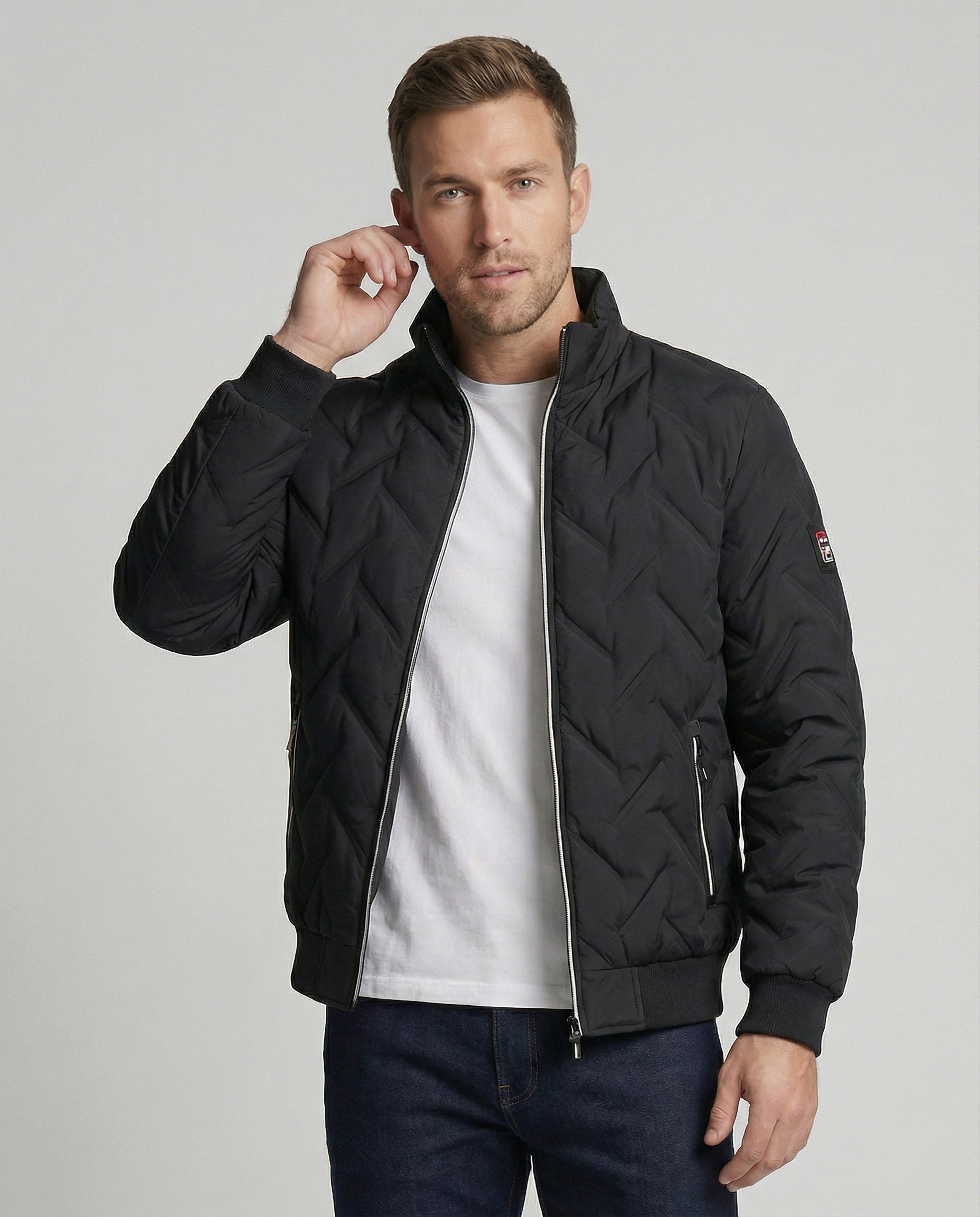 Wattierte Herren Winterjacke