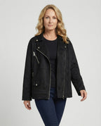 Braune Lederjacke Damen Velours