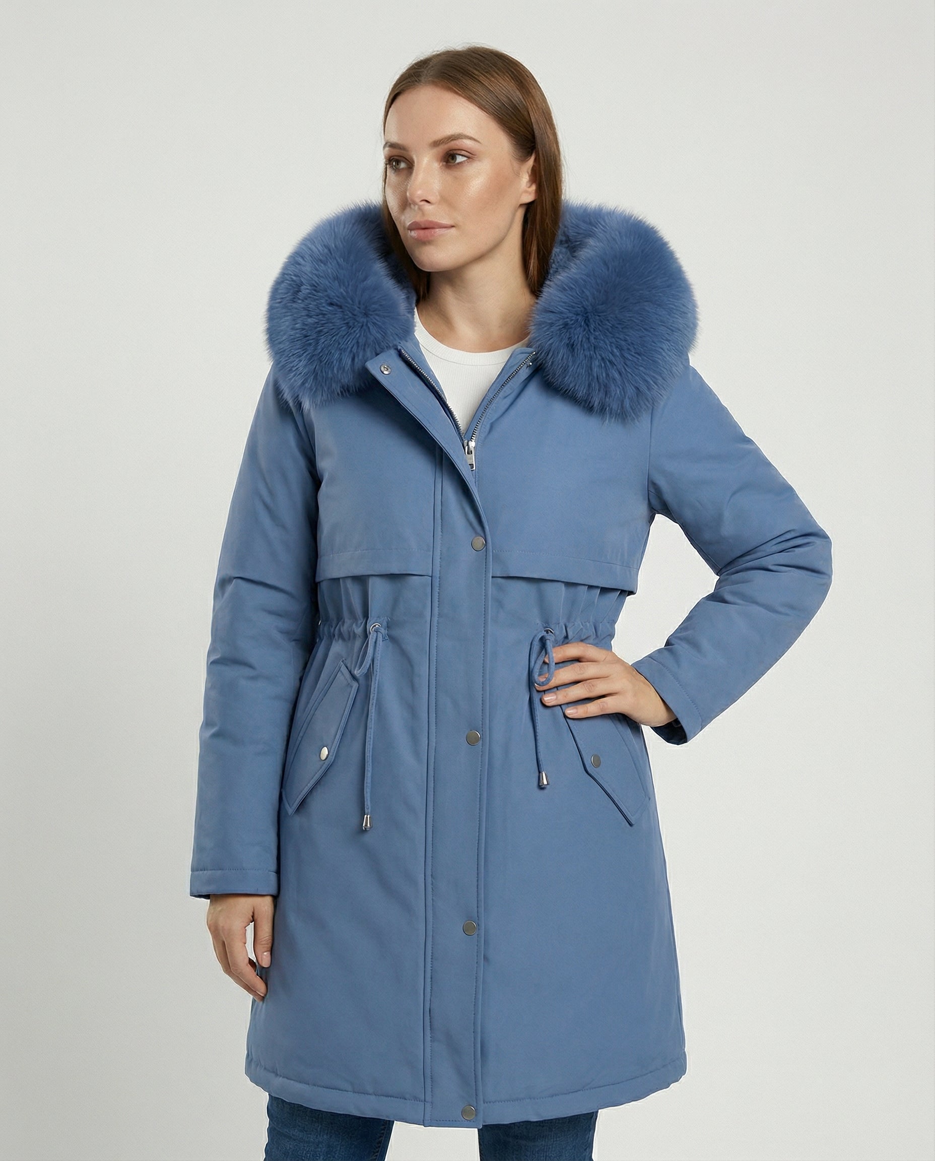 Damen Winterparka mit Wasserdichtem Material & Kapuze | R&B