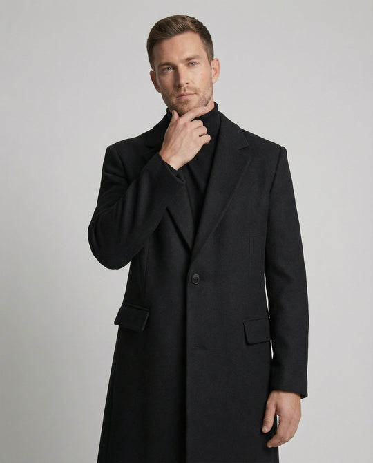 Herren eleganter Langmantel